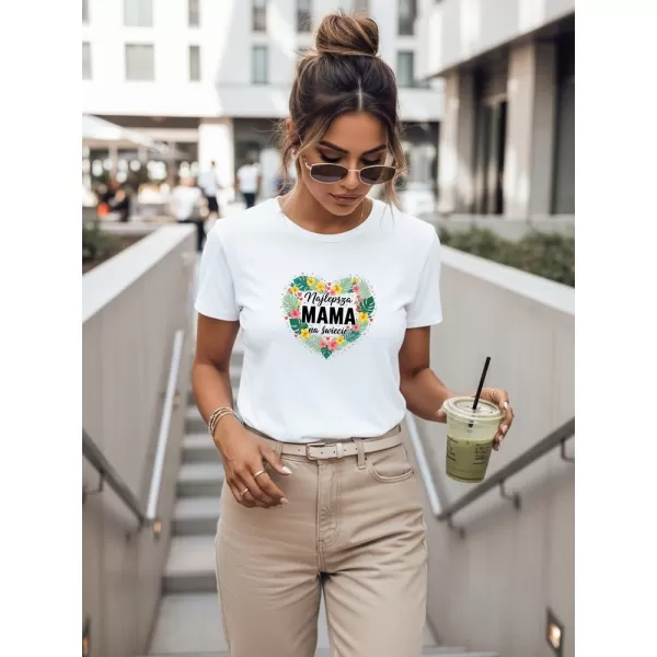  Damen-T-Shirt DSTREET NX5029RY-WH WEIß 