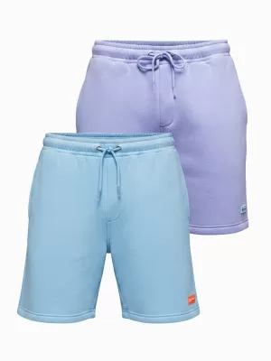 Herren-Shorts OMBRE Z129 HELLBLAU/HELLVIOLETT