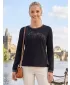 Damen-T-Shirt KIXMI ADINA SCHWARZ