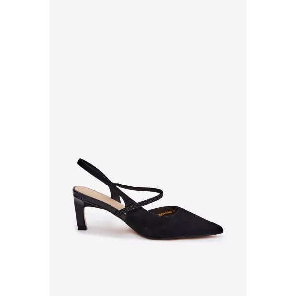  Damensandalen D&A CR61-3048 SCHWARZ 