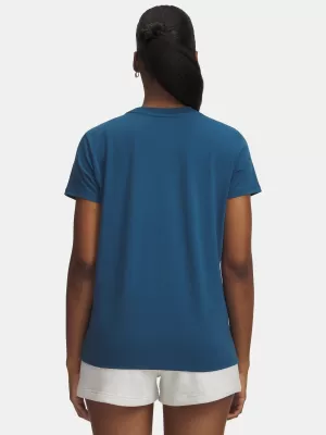 Damen-T-Shirt UNDER ARMOUR RIVAL CORE SS 1383648-498 BLAU