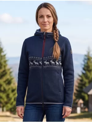 Warmer Damenpullover ALPINE PRO NORESA MONDSCHEIN-OZEAN-VARIANTE PA