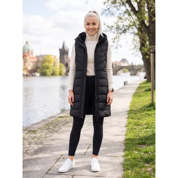  Warme Weste für Damen ALPINE PRO HERDA 3 SCHWARZ 