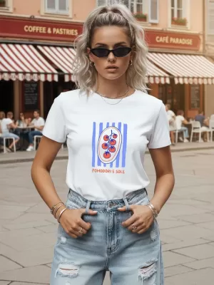 Damen-T-Shirt DSTREET NX8035RY-WH WEIß