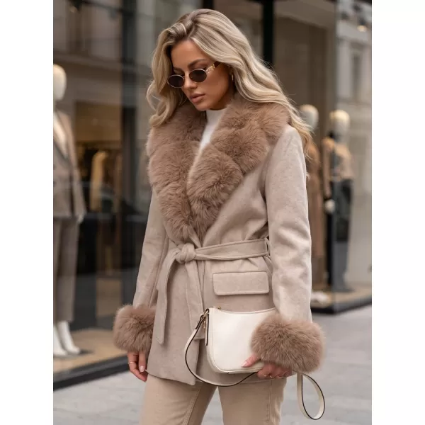  Damenmantel DSTREET TY6078 BEIGE 