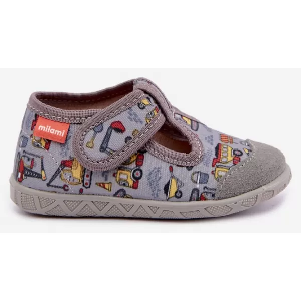  Kinderhausschuhe MILAMI 112/BR-81 GRAU 