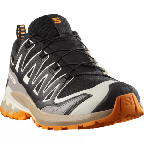  Herrenschuhe SALOMON XA PRO 3D V9 GORE-TEX L47881900 SCHWARZ/VANILLEEIS/KURKUMA 
