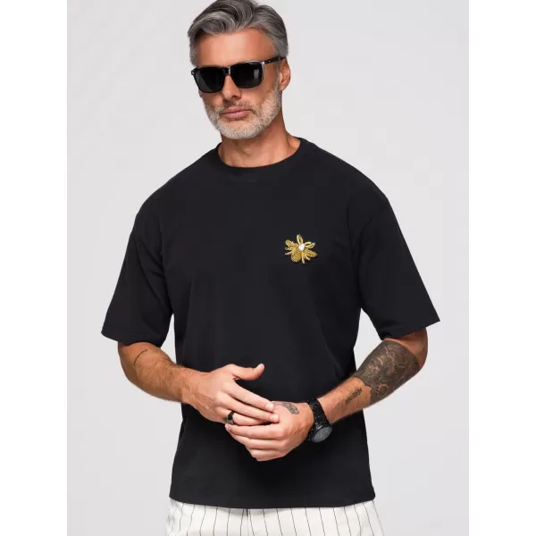  Herren-T-Shirt OMBRE OM-TSCT-0275 SCHWARZ 