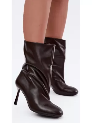 Damenstiefel BOTO LQ-169 SCHOKOLADE