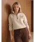 Damen-Sweatshirt DSTREET BY1574 BEIGE