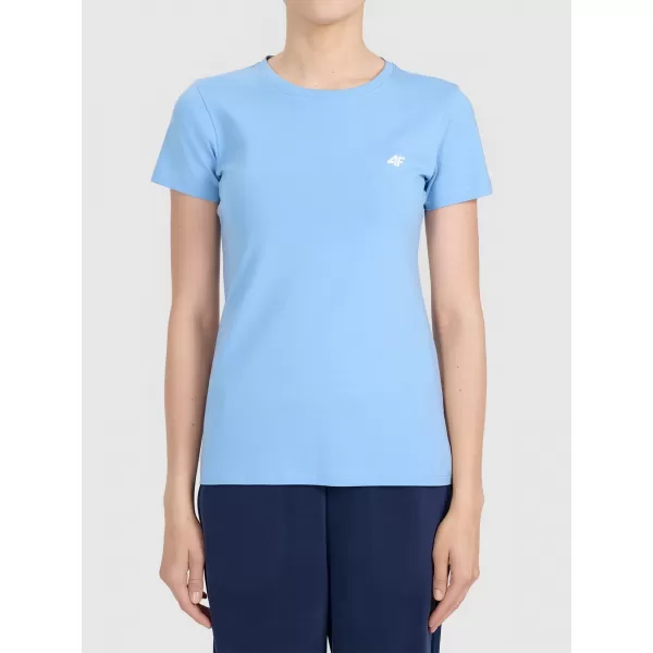  Funktions-T-Shirt für Damen 4F WAW25TFTSF1527 HELLBLAU 