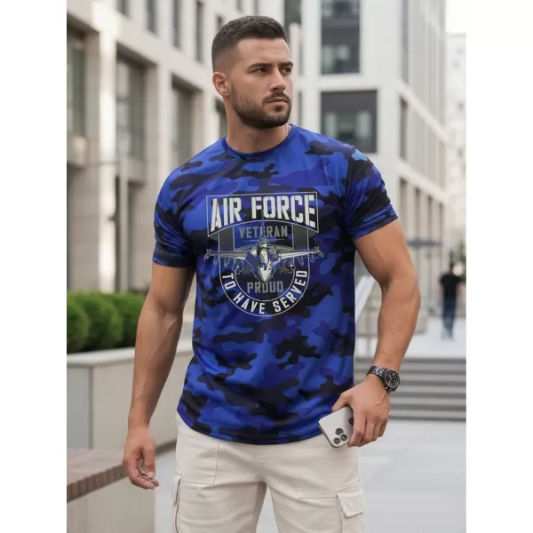  Herren-T-Shirt DSTREET NX2001R-RB-M BLAU 