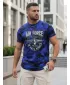 Herren-T-Shirt DSTREET NX2001R-RB-M BLAU