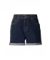 Damen-Shorts URBAN CLASSICS TB8371 DUNKELBLAU GEWASCHEN