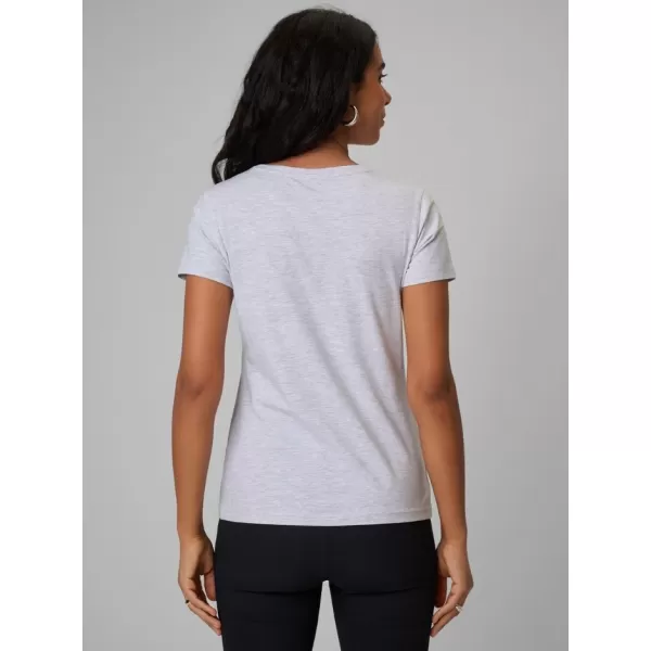  Damen-T-Shirt 4F WMM00TTSHF2255 KALTE HELLGRAUE MELANGE 