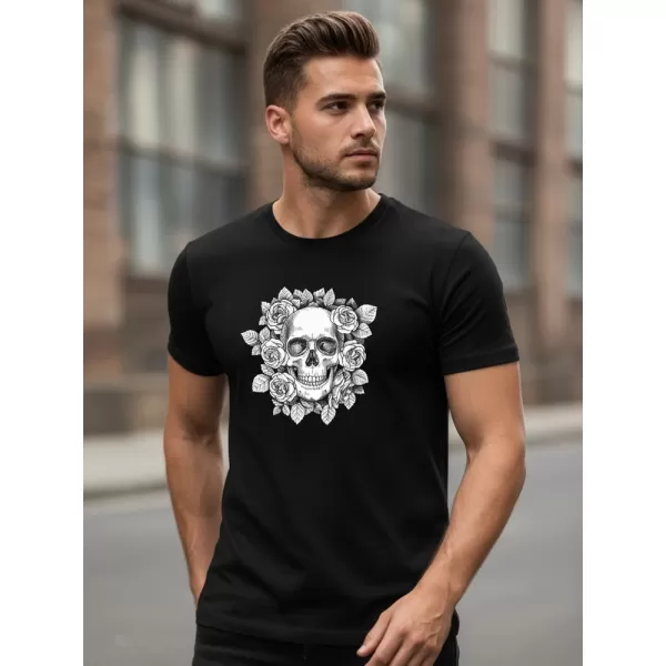  Herren-T-Shirt DSTREET NX079R SCHWARZ 