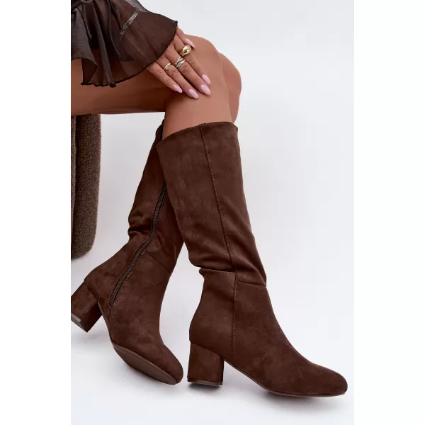 Damenstiefel S.BARSKI HY62-8131 BRAUN 