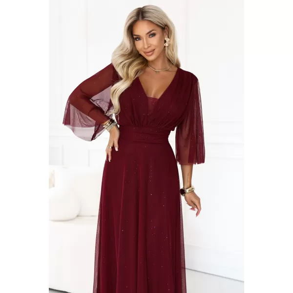 Damenkleid NUMOCO 654-6 ROTWEIN 