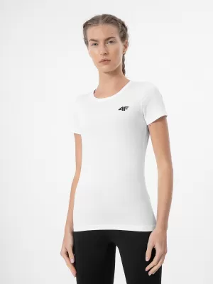 Damen-T-Shirt 4F WMM00TTSHF2356 WEIß