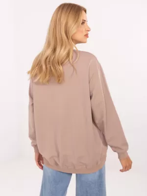 Damen-Sweatshirt BASIC FEEL GOOD RV-BL-5185.79P DUNKELBEIGE