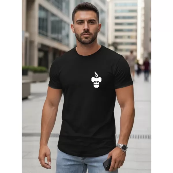  Herren-T-Shirt DSTREET NX5090R SCHWARZ 