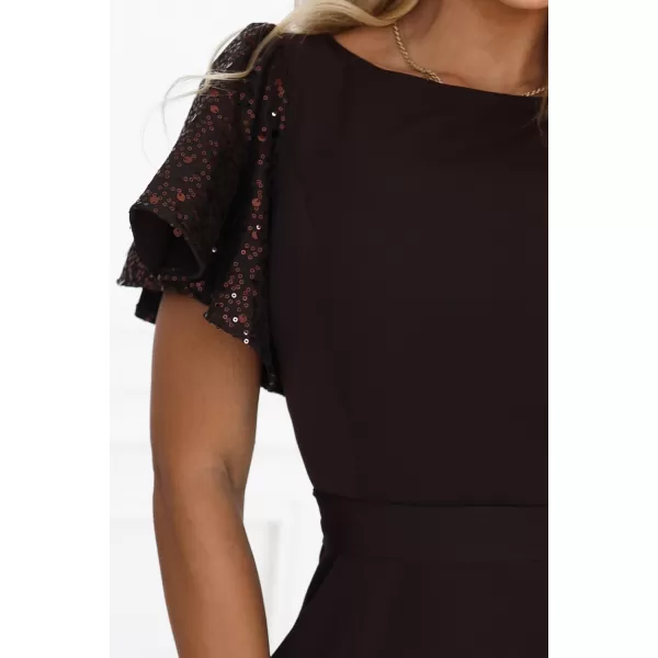  Kleid NUMOCO MIRELLA 694-2 SCHOKOLADENBRAUN 