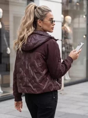 Damenjacke DSTREET TY6094 BURGUND