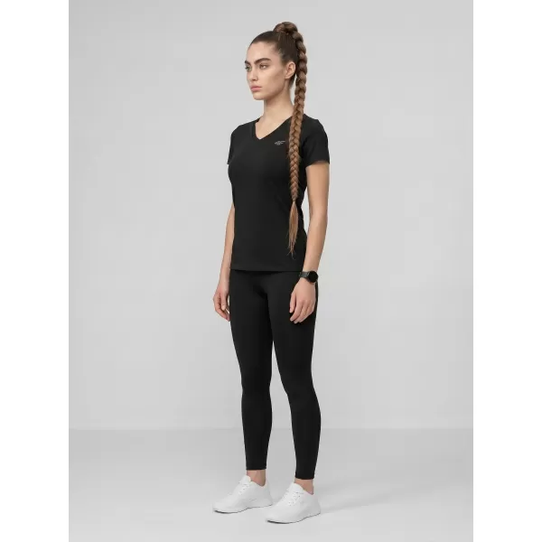  Damen-T-Shirt 4F WMM00TTSHF3307 TIEFSCHWARZ 