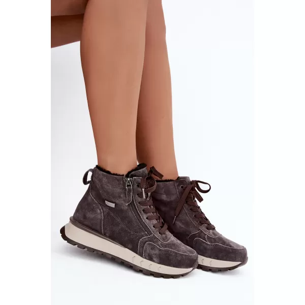  Damenstiefel BOTO 26BT17-651 GRAU 