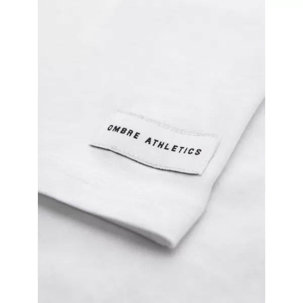  Herren-T-Shirt OMBRE OM-TSPT-0269 WEIß 