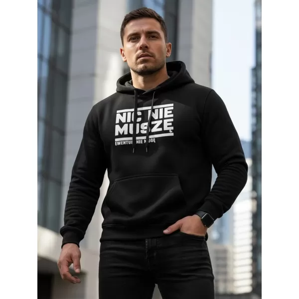  Herren-Sweatshirt DSTREET NX0025B-BK SCHWARZ 
