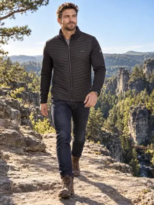 Hybridjacke für Herren ALTISPORT IVON SCHWARZ