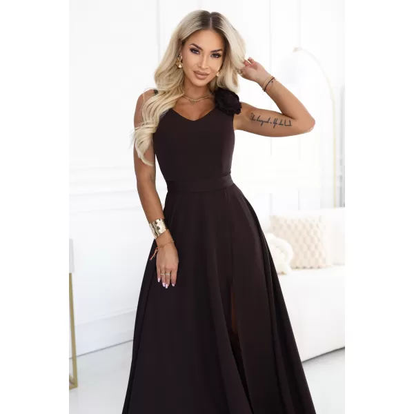  Kleid NUMOCO 643-10 SCHOKOLADENBRAUN 