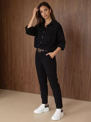 Damen-Set DSTREET AY1239 SCHWARZ