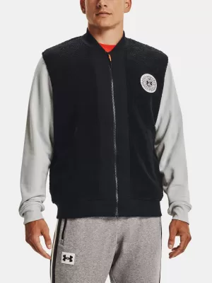 Herrenjacke UNDER ARMOUR UA RIVAL FLC ALMA MATER BMBR 1366300-001 SCHWARZ
