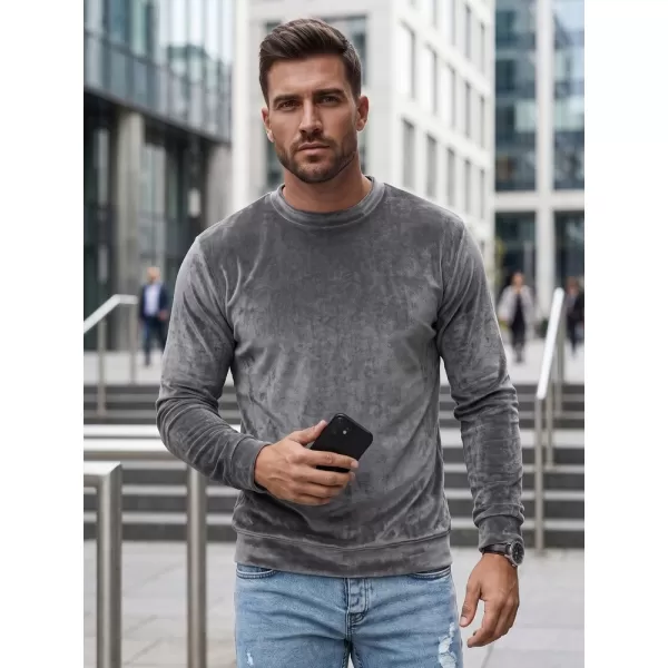  Herren-Sweatshirt DSTREET BX5533 DUNKELGRAU 