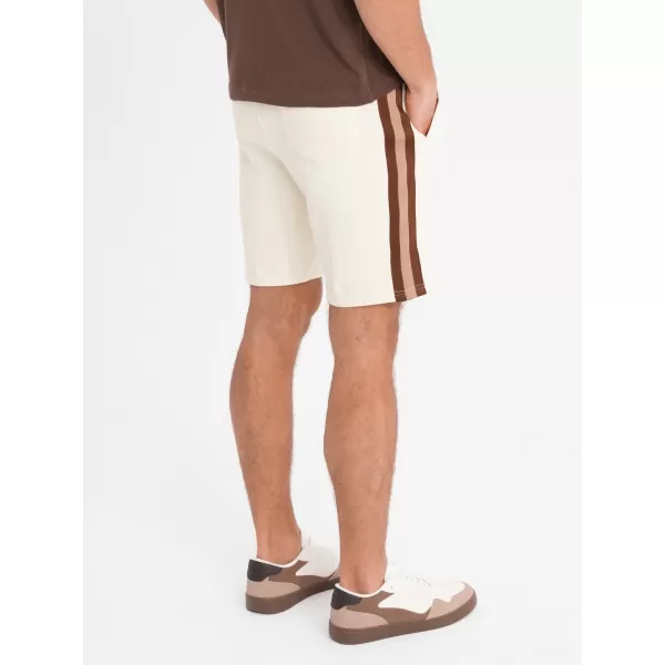  Herren-Shorts OMBRE Z128 CREME/OLIV 
