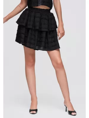 Damenrock OMBRE OW-GL-E0014 SCHWARZ