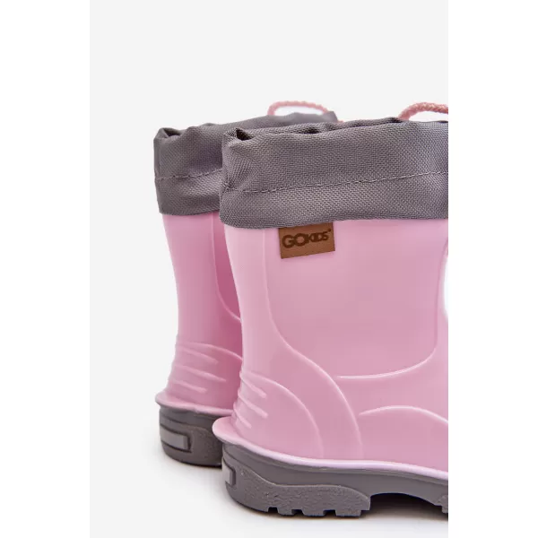  Gummistiefel für Kinder BOTO 951 PINK ROSA/GRAU 