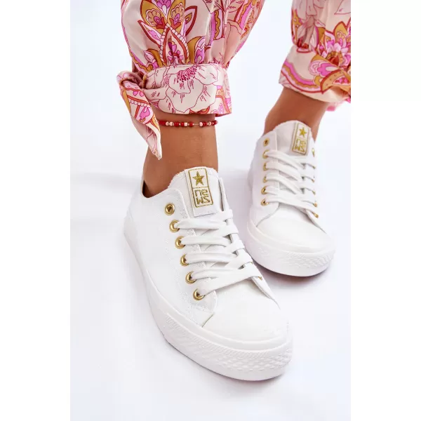  Damen-Sneaker EVENTO 9SP30-1141 WEIß/GOLD 