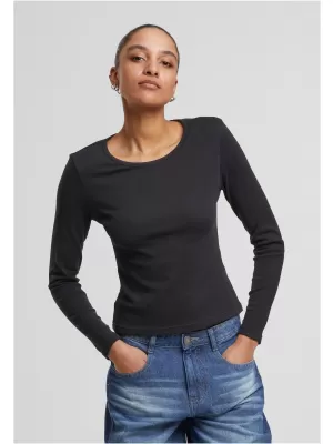 Damen-T-Shirt URBAN CLASSICS TB7786 SCHWARZ