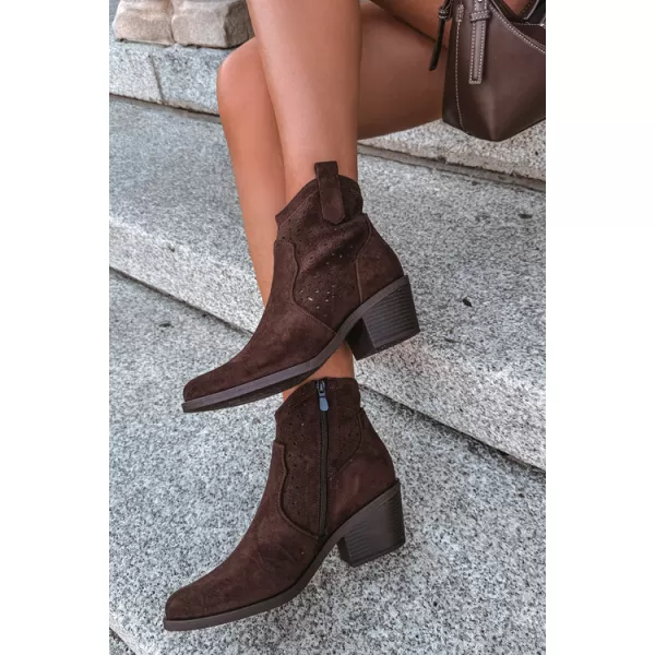  Damenschuhe S.BARSKI HY62-8147 SCHOKOLADE 
