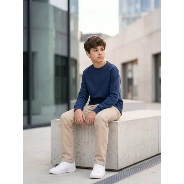  Kinder-Sweatshirt MALFINI CREW 427 MITTERNACHTSBLAU 