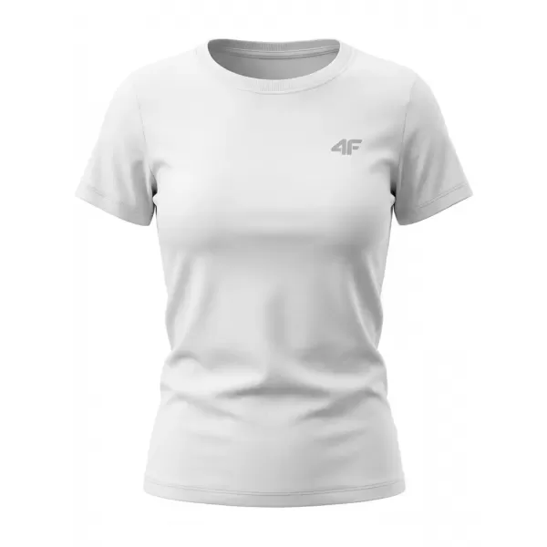  Damen-T-Shirt 4F WMM00TTSHF3306 WEIß 