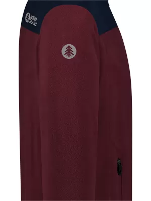Leichtes Fleece-Sweatshirt für Herren NORDBLANC CRACKLE NBSFM8373 BURGUND