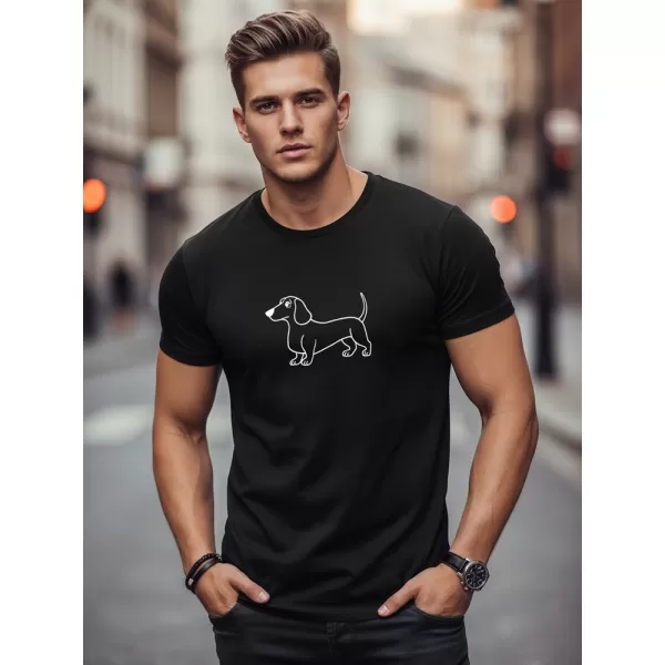  Herren-T-Shirt DSTREET NX0221R-BK SCHWARZ 