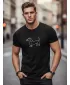 Herren-T-Shirt DSTREET NX0221R-BK SCHWARZ