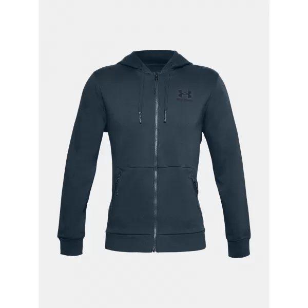  Herren-Sweatshirt UNDER ARMOUR RIVAL FLEECE AMP FZ HD 1357113-467 BLAU 