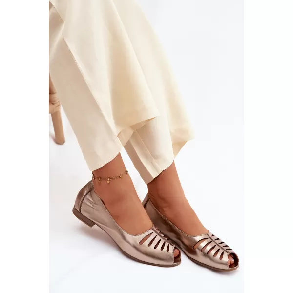  Ballerinas für Damen MACIEJKA P7541-32/00-1 GOLD 