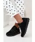 Damen-Sneaker D&A LR62-7101 BLACK SCHWARZ